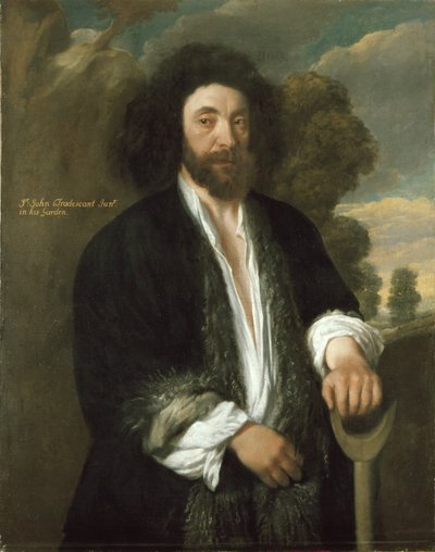 John Tradescant le Jeune en tant que Jardinier, 17ème siècle - Thomas de Critz